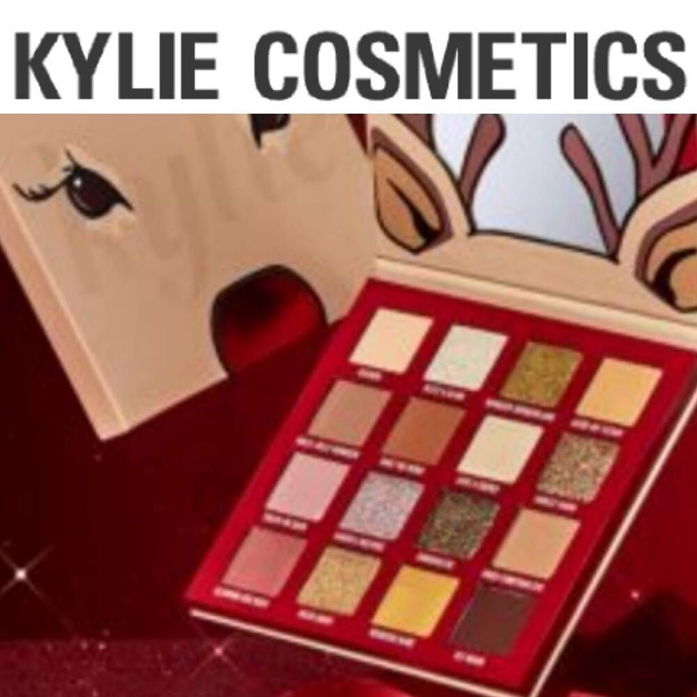 Kylie Cosmetics Holiday Collection Preseed Powder Reindeer Palette